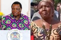 Collage photo of Francis Atwoli and Roselinda Simiyu.